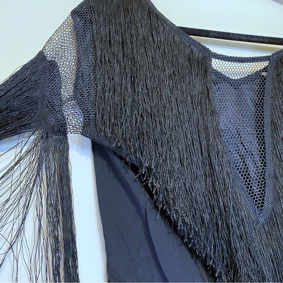 Alexis Fringe Top With Mesh Detail NWT - Picture 3 of 7